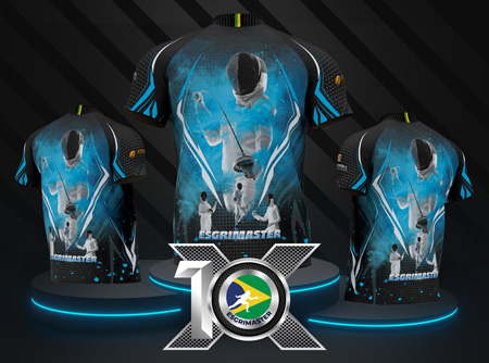 CAMISETA MASCULINA ESGRIMASTER X10