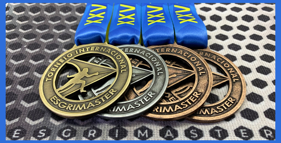 MEDALHAS ESGRIMASTER | |  XXV TORNEIO PORTO ALEGRE 2022
