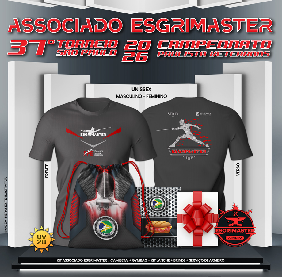 KIT ASSOCIADO ESGRIMASTER - UNISSEX